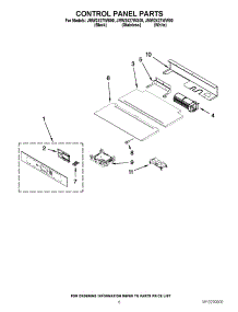04 - Control Panel Parts parts for Maytag Oven JMW2427WW00 from AppliancePartsPros.com