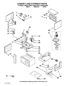 05 - Cabinet And Stirrer Parts parts for Maytag Oven JMW2427WB00 from AppliancePartsPros.com
