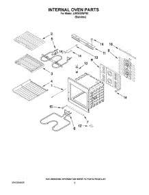 03 - Internal Oven Parts parts for Maytag Oven JJW3430WP00 from AppliancePartsPros.com