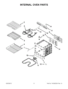03 - Internal Oven Parts parts for Maytag Oven JMW2430WS00 from AppliancePartsPros.com