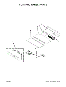 04 - Control Panel Parts parts for Maytag Oven JMW2430WS00 from AppliancePartsPros.com