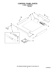 04 - Control Panel Parts parts for Maytag Oven JJW3430WP00 from AppliancePartsPros.com