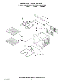 03 - Internal Oven Parts parts for Maytag Oven JJW2427WS00 from AppliancePartsPros.com
