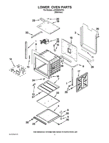 02 - Lower Oven Parts parts for Maytag Oven JJW2830WP00 from AppliancePartsPros.com