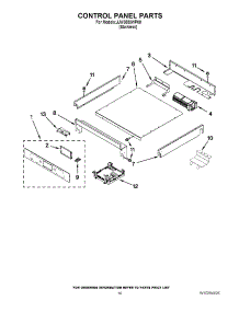 06 - Control Panel Parts parts for Maytag Oven JJW3830WP00 from AppliancePartsPros.com