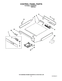 06 - Control Panel Parts parts for Maytag Oven JJW2830WP00 from AppliancePartsPros.com