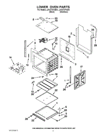02 - Lower Oven Parts parts for Maytag Oven JJW2727WS00 from AppliancePartsPros.com