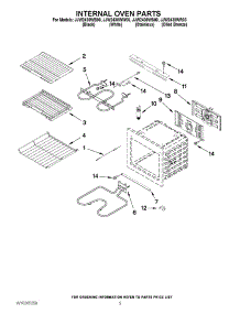 03 - Internal Oven Parts parts for Maytag Oven JJW2430WW00 from AppliancePartsPros.com