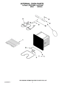 03 - Internal Oven Parts parts for Maytag Oven JJW2327WB00 from AppliancePartsPros.com
