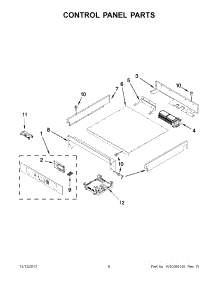 04 - Control Panel Parts parts for Maytag Oven JJW2430WP00 from AppliancePartsPros.com