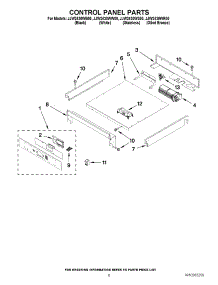 04 - Control Panel Parts parts for Maytag Oven JJW2430WR00 from AppliancePartsPros.com
