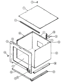 03 - Body parts for Jenn-Air Oven W2780W-C from AppliancePartsPros.com