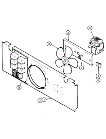 02 - Blower Motor (Cooling) parts for Jenn-Air Oven W2780B from AppliancePartsPros.com