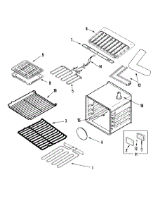 05 - Oven parts for Jenn-Air Oven JMW8530DAS from AppliancePartsPros.com