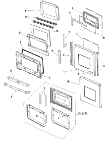 03 - Door (Pro) parts for Jenn-Air Oven JJW9830DDP from AppliancePartsPros.com