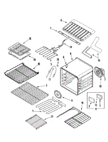 04 - Oven parts for Jenn-Air Oven JJW9530DDW from AppliancePartsPros.com