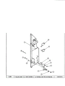 08 - Interlock Switches (Upper M167b, M167w) parts for Jenn-Air Oven WM2780W from AppliancePartsPros.com