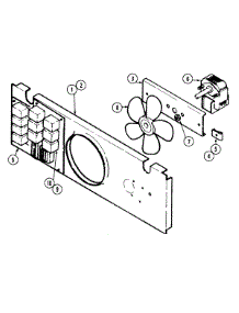 02 - Blower Motor (Cooling) parts for Jenn-Air Oven WW2780B-C from AppliancePartsPros.com