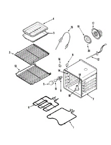 04 - Oven parts for Jenn-Air Oven JJW9530CCS from AppliancePartsPros.com