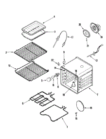 04 - Oven parts for Jenn-Air Oven JJW9630CCS from AppliancePartsPros.com