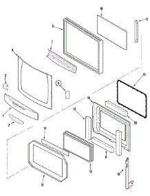03 - Door (Stl) parts for Jenn-Air Oven JJW9530CCS from AppliancePartsPros.com