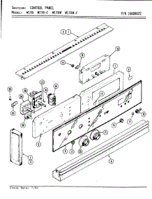 04 - Control Panel parts for Jenn-Air Oven W136W from AppliancePartsPros.com
