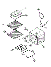 05 - Oven parts for Jenn-Air Oven JJW8627CAS from AppliancePartsPros.com
