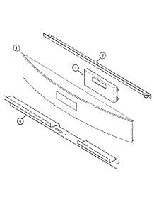 02 - Control Panel parts for Jenn-Air Oven JJW9527AAS from AppliancePartsPros.com