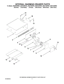 02 - Internal Warming Drawer Parts parts for Maytag Warming Drawer JWD2130WP00 from AppliancePartsPros.com