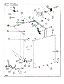 06 - Cabinet parts for Jenn-Air Washer Dryer Combo LSG2700W from AppliancePartsPros.com