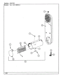 11 - Heater parts for Jenn-Air Washer Dryer Combo LSE2700W from AppliancePartsPros.com