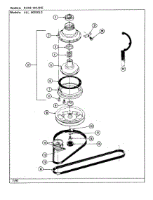 03 - Base Assembly parts for Jenn-Air Washer Dryer Combo LSE2700W-C from AppliancePartsPros.com