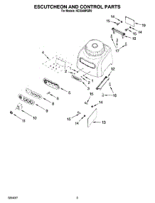 03 - Escutcheon And Control Parts parts for Kitchenaid Blender KCB348PGR0 from AppliancePartsPros.com