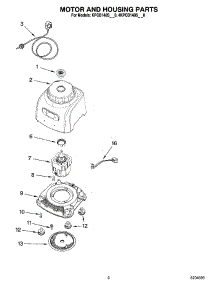 02 - Motor And Housing Parts parts for Kitchenaid Blender KPCB148SPM0 from AppliancePartsPros.com