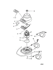 Unit parts for Kitchenaid Blender 5KSB5-4 from AppliancePartsPros.com