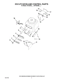 03 - Escutcheon And Control Parts parts for Kitchenaid Blender KPCB348SPM1 from AppliancePartsPros.com