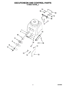 03 - Escutcheon And Control Parts parts for Kitchenaid Blender KCB148SGR0 from AppliancePartsPros.com