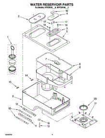 02 - Water Reservoir Parts parts for Kitchenaid Coffee Maker KPCM100NP0 from AppliancePartsPros.com