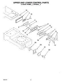 03 - Upper And Lower Control Parts parts for Kitchenaid Coffee Maker KPCM050PM0 from AppliancePartsPros.com