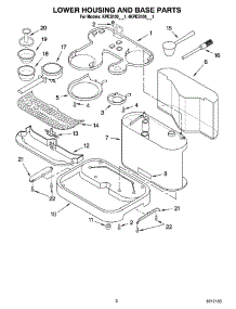 02 - Lower Housing And Base Parts parts for Kitchenaid Coffee Maker KPES100ER1 from AppliancePartsPros.com