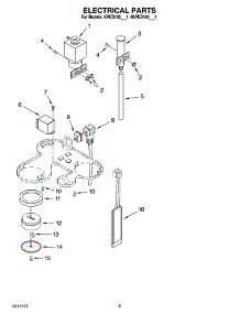 05 - Electrical Parts parts for Kitchenaid Coffee Maker KPES100ER1 from AppliancePartsPros.com