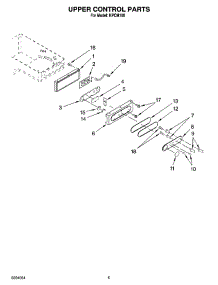 03 - Upper Control Parts parts for Kitchenaid Coffee Maker KPCM100 from AppliancePartsPros.com