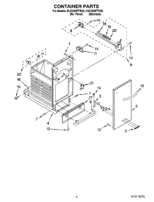 04 - Container Parts parts for Kitchenaid Compactor KUCS03FTPA0 from AppliancePartsPros.com