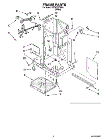 02 - Frame Parts parts for Kitchenaid Compactor KFCK03ITWH0 from AppliancePartsPros.com
