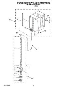 03 - Powerscrew And Ram Parts parts for Kitchenaid Compactor KFCK03ITWH0 from AppliancePartsPros.com