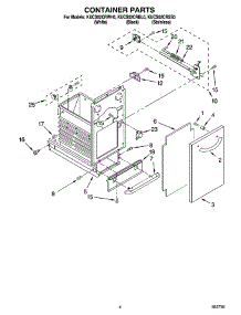 04 - Container Parts parts for Kitchenaid Compactor KUCS02CRBL0 from AppliancePartsPros.com