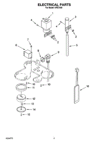 05 - Electrical Parts parts for Kitchenaid Coffee Maker KPES100 from AppliancePartsPros.com