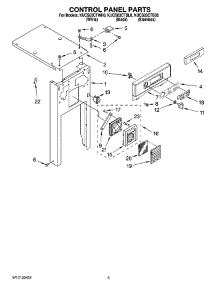 05 - Control Panel Parts parts for Kitchenaid Compactor KUCS03CTSS0 from AppliancePartsPros.com