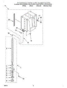 03 - Powerscrew And Ram parts for Kitchenaid Compactor KUCC151EWH1 from AppliancePartsPros.com
