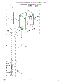 03 - Powerscrew And Ram parts for Kitchenaid Compactor KCCC151JWH0 from AppliancePartsPros.com